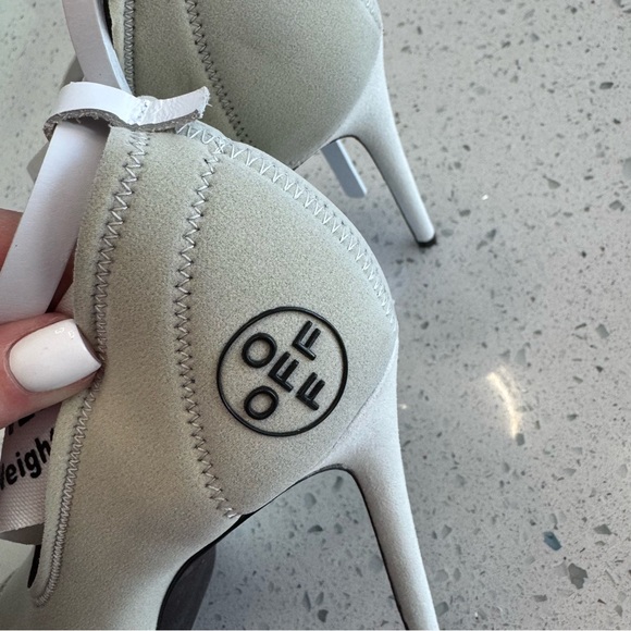 Off-White Women's White Heels - Picture 14 of 16